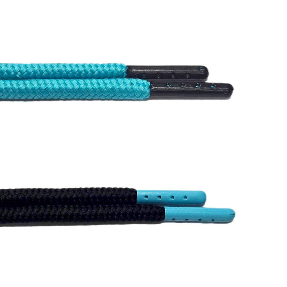Thick Rope Shoelaces With Metal Aglets  - For Jordan XI Gamma Blue - For AJ 11 -